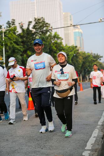 Race photo from KEMLU RUN 2025