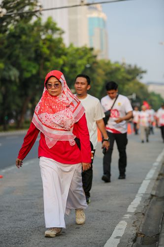 Race photo from KEMLU RUN 2025