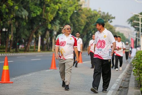 Race photo from KEMLU RUN 2025