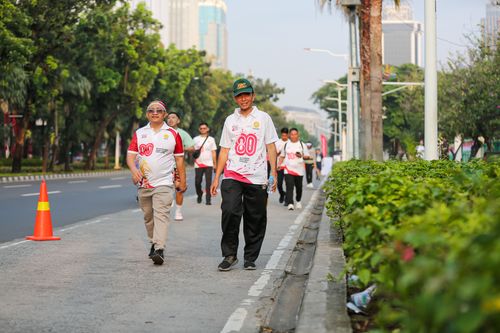 Race photo from KEMLU RUN 2025