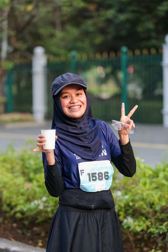 Race photo from KEMLU RUN 2025