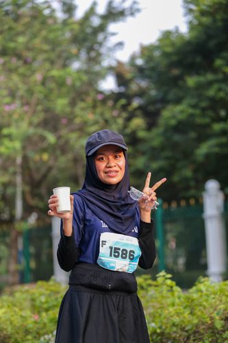 Race photo from KEMLU RUN 2025