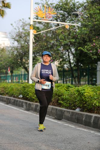 Race photo from KEMLU RUN 2025