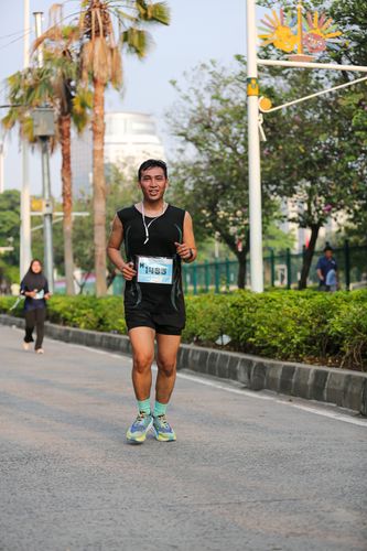 Race photo from KEMLU RUN 2025