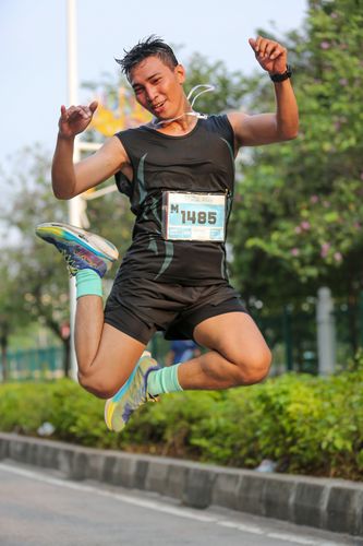 Race photo from KEMLU RUN 2025