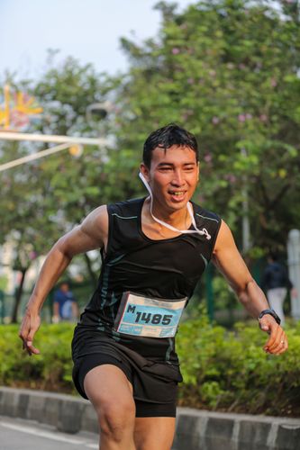 Race photo from KEMLU RUN 2025