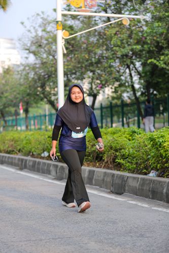 Race photo from KEMLU RUN 2025
