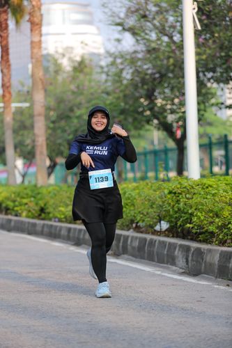 Race photo from KEMLU RUN 2025