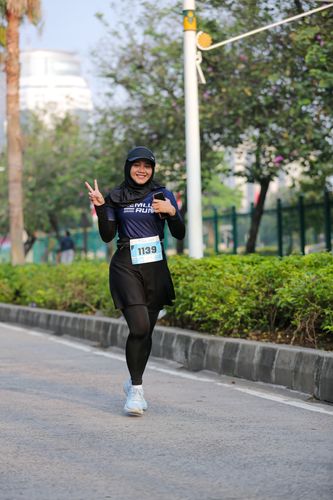 Race photo from KEMLU RUN 2025