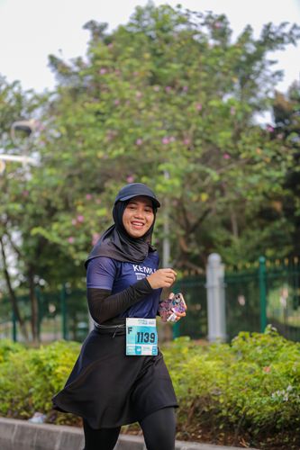 Race photo from KEMLU RUN 2025