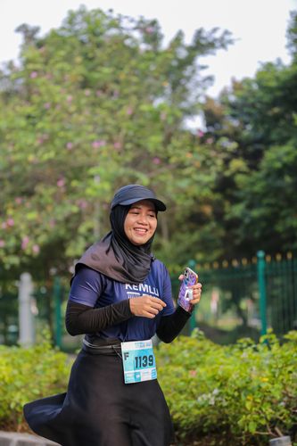 Race photo from KEMLU RUN 2025
