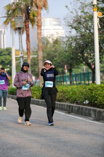 Race photo from KEMLU RUN 2025