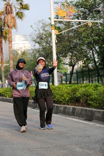 Race photo from KEMLU RUN 2025