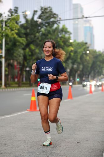Race photo from KEMLU RUN 2025