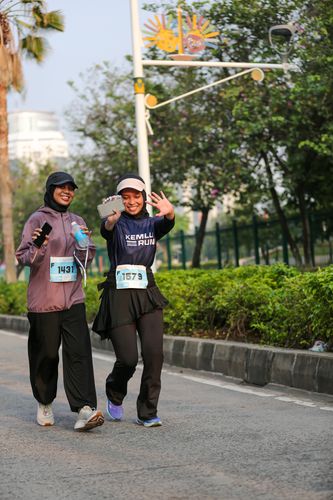Race photo from KEMLU RUN 2025
