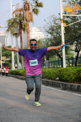 Race photo from KEMLU RUN 2025