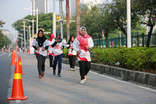 Race photo from KEMLU RUN 2025