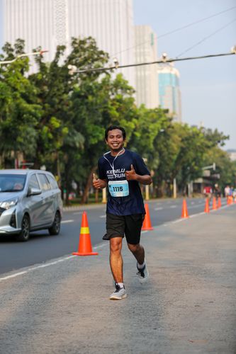 Race photo from KEMLU RUN 2025
