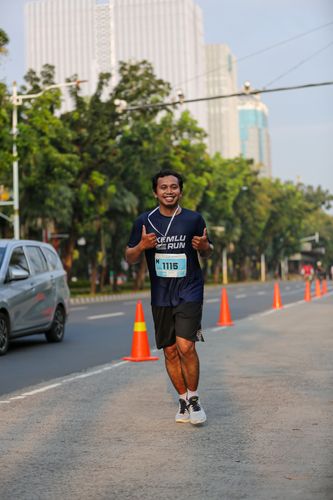 Race photo from KEMLU RUN 2025