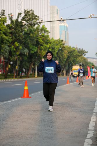 Race photo from KEMLU RUN 2025