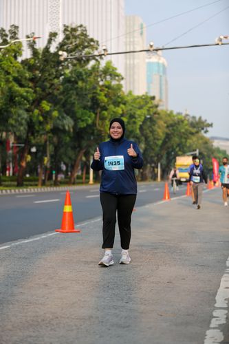 Race photo from KEMLU RUN 2025