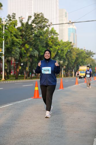 Race photo from KEMLU RUN 2025