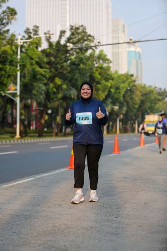Race photo from KEMLU RUN 2025