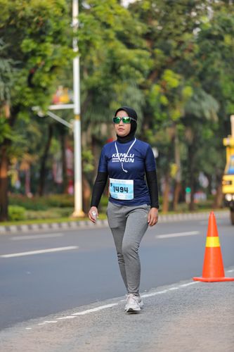 Race photo from KEMLU RUN 2025