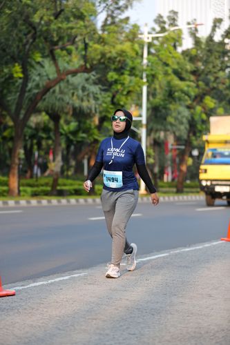 Race photo from KEMLU RUN 2025
