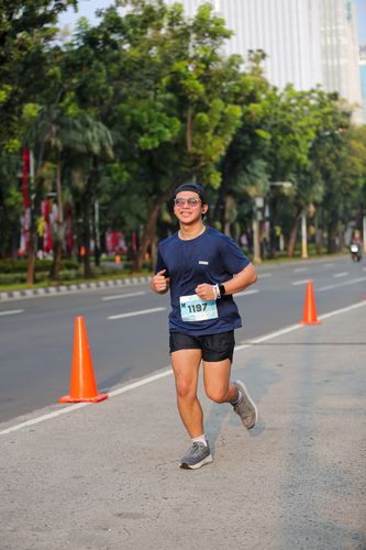 Race photo from KEMLU RUN 2025