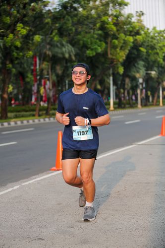 Race photo from KEMLU RUN 2025