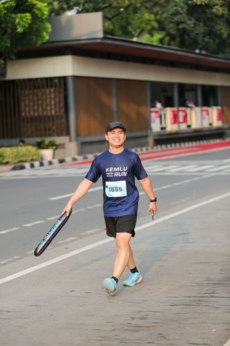 Race photo from KEMLU RUN 2025