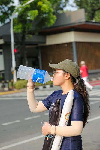 Race photo from KEMLU RUN 2025