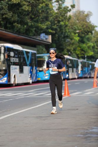 Race photo from KEMLU RUN 2025