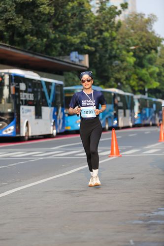 Race photo from KEMLU RUN 2025