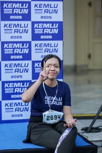 Race photo from KEMLU RUN 2025