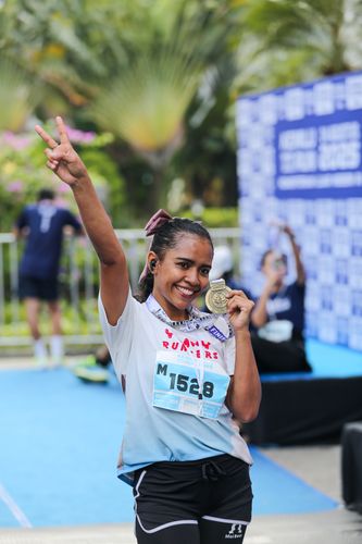 Race photo from KEMLU RUN 2025