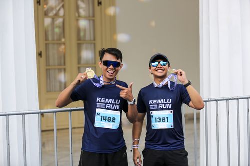 Race photo from KEMLU RUN 2025