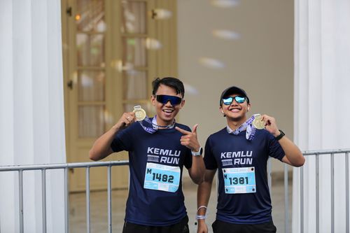 Race photo from KEMLU RUN 2025