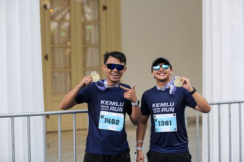 Race photo from KEMLU RUN 2025