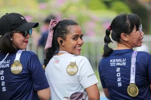 Race photo from KEMLU RUN 2025