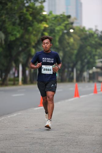 Race photo from KEMLU RUN 2025