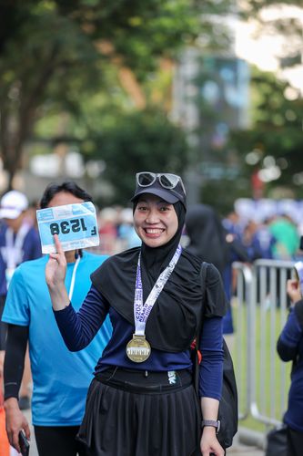 Race photo from KEMLU RUN 2025