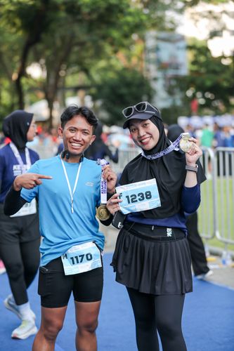 Race photo from KEMLU RUN 2025