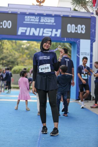 Race photo from KEMLU RUN 2025