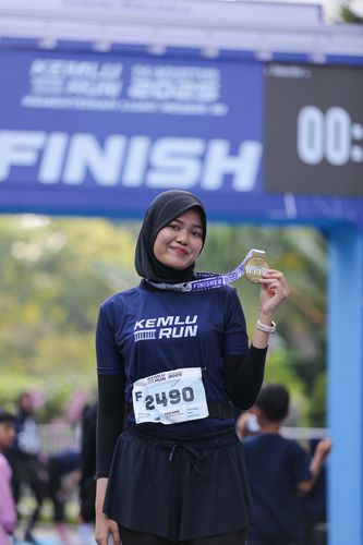 Race photo from KEMLU RUN 2025