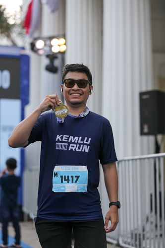 Race photo from KEMLU RUN 2025