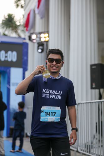 Race photo from KEMLU RUN 2025