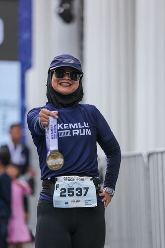 Race photo from KEMLU RUN 2025