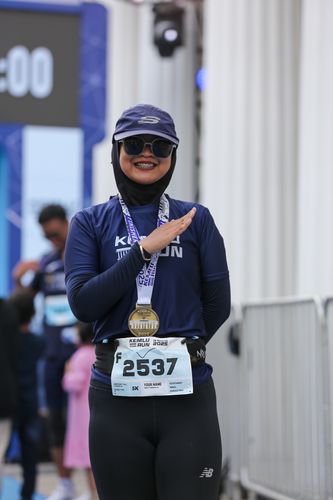 Race photo from KEMLU RUN 2025